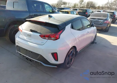 2019 Hyundai Veloster Turbo Ultimate из США, поврежденный, VIN KMHTH6ABXKU011376